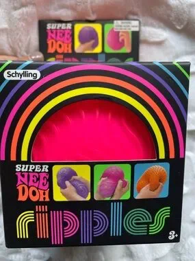 Needoh Ripples Pink Schylling | Toys | New Needoh Super Ripples Pink Super Size Squishy By ...